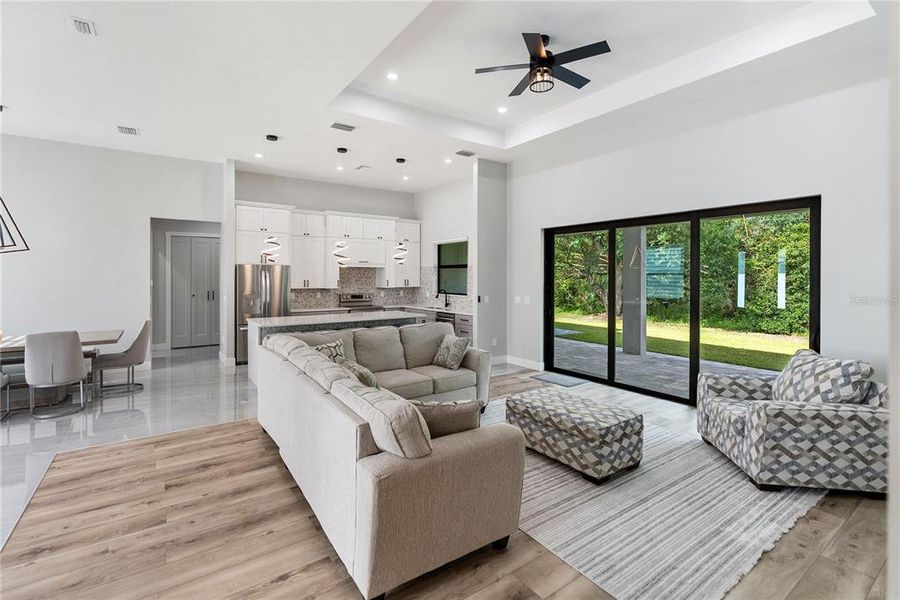 Furnished interior view inside a new home in , Port Charlotte (Image 35). Furnished interior view inside a new home in , Port Charlotte (Image 35).