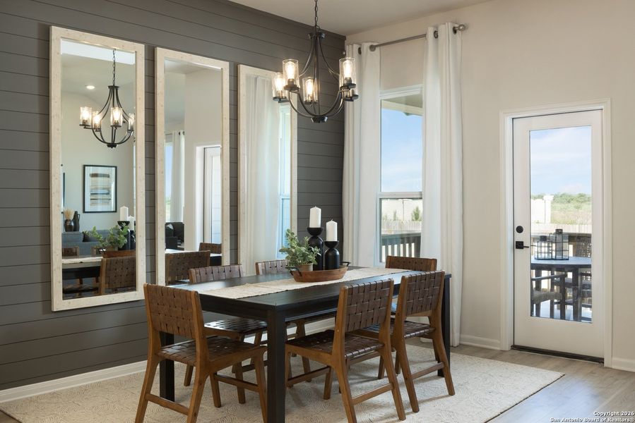 Furnished interior view inside a new home in , Schertz (Image 6).