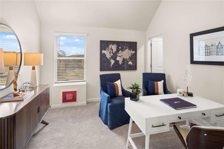 Furnished interior view inside a new home in Hillbrooke Preserve, Conyers (Image 19).