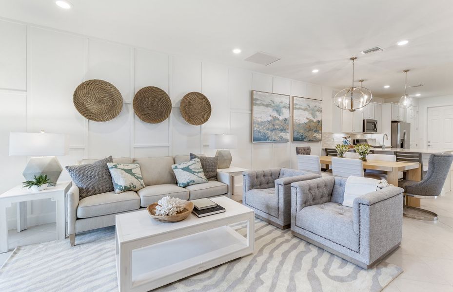 Spacious Living and Dining Areas