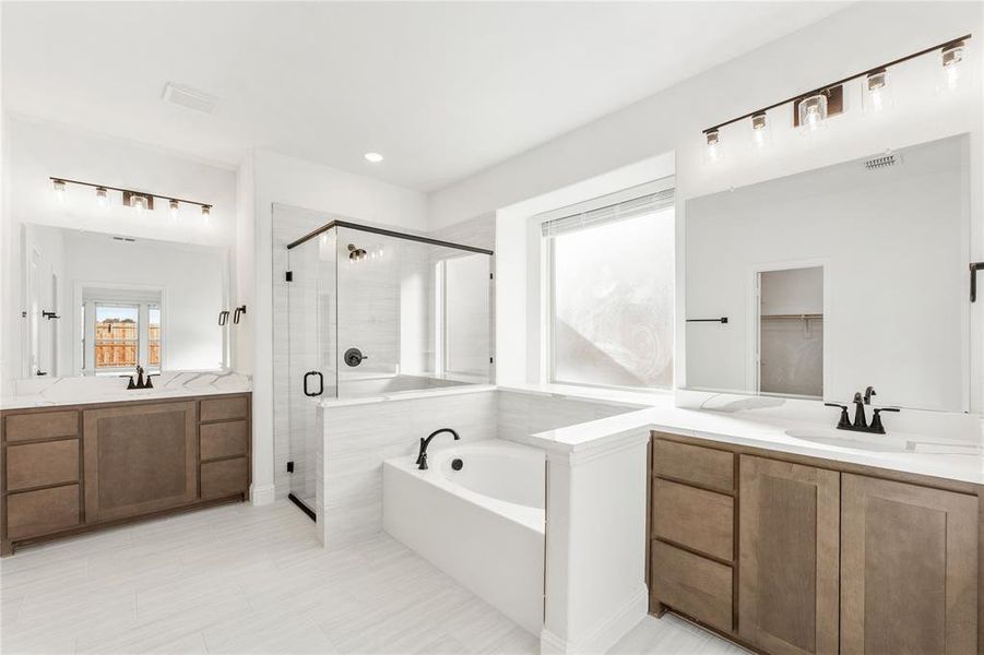 Furnished interior view inside a new home in West Crossing, Anna (Image 9). Furnished interior view inside a new home in West Crossing, Anna (Image 9).