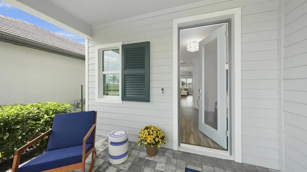 Representative exterior details of a home built from the Heritage by Neal Communities in SkySail, Naples (Image 3).