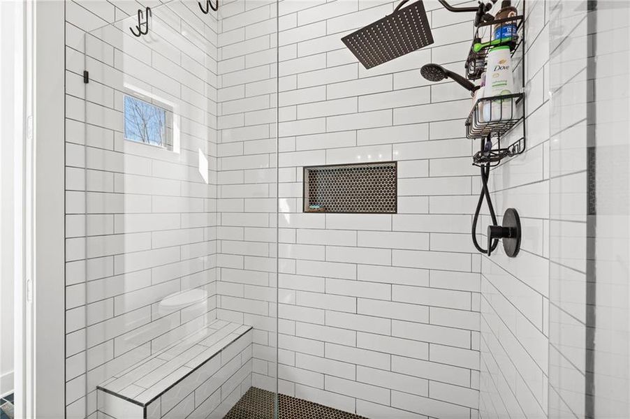 Close-up of interior finishes inside a home in , Dallas (Image 21).