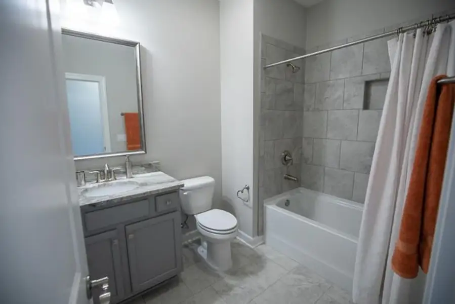 Representative furnished interior of a home built from the Langley by True Homes in Edgewater - Cottage Greens, Lancaster (Image 14).
