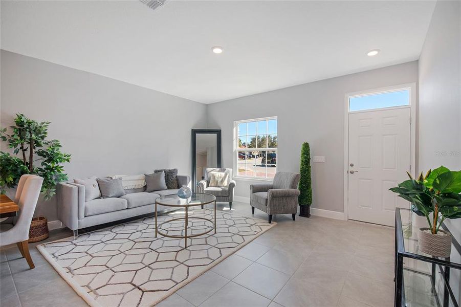 Furnished interior view inside a new home in , Kissimmee (Image 13). Furnished interior view inside a new home in , Kissimmee (Image 13).