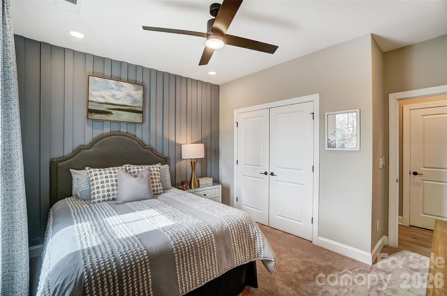 Secondary bedroom on the main