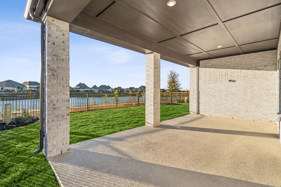 Exterior details and patio area of a home in Oakwood Estates, Waller (Image 3). Exterior details and patio area of a home in Oakwood Estates, Waller (Image 3).
