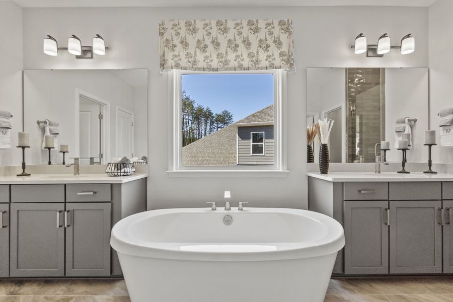 Representative furnished interior of a home built from the London by Taylor Morrison in Tramore, Harrisburg (Image 7).