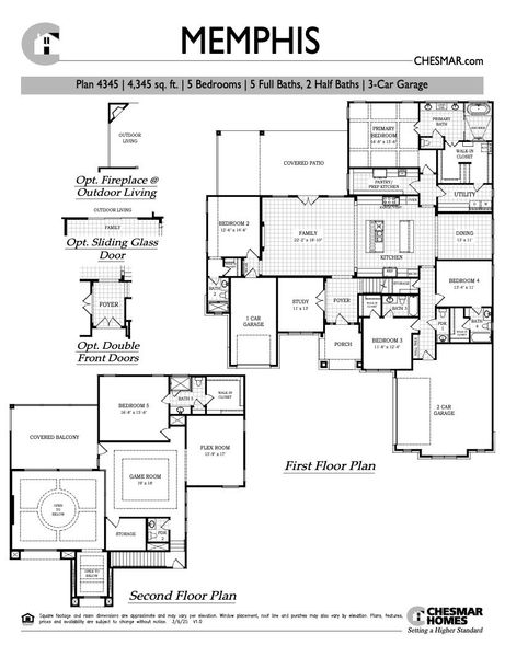 2D floor plan layout for the Memphis by Chesmar Homes in Regency Ranch – New Phase Now Selling, Marion, TX (Image 2). 2D floor plan layout for the Memphis by Chesmar Homes in Regency Ranch – New Phase Now Selling, Marion, TX (Image 2).