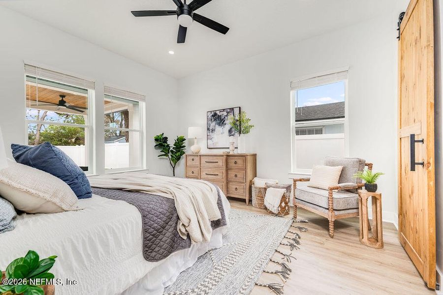 Furnished interior view inside a new home in , Jacksonville Beach (Image 15). Furnished interior view inside a new home in , Jacksonville Beach (Image 15).