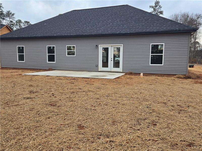 Exterior details and patio area of a home in , Lavonia (Image 19).