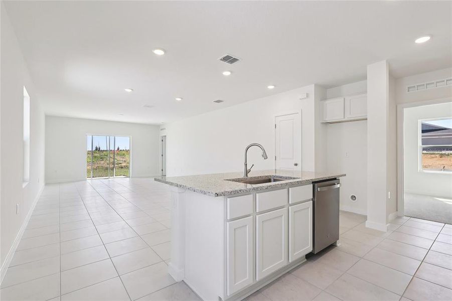 Furnished interior view inside a new home in Hamilton Bluff, Haines City (Image 10).