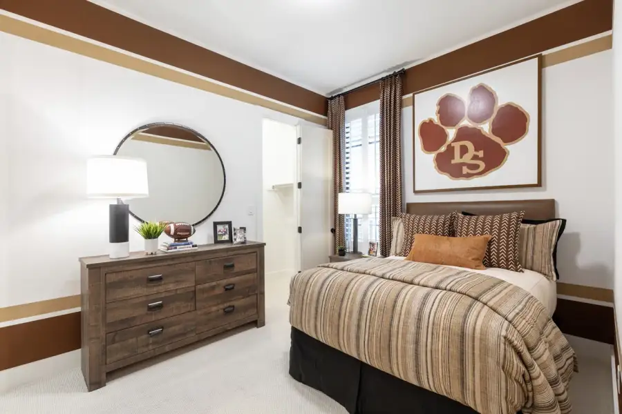 Representative Secondary Bedroom - some options shown
