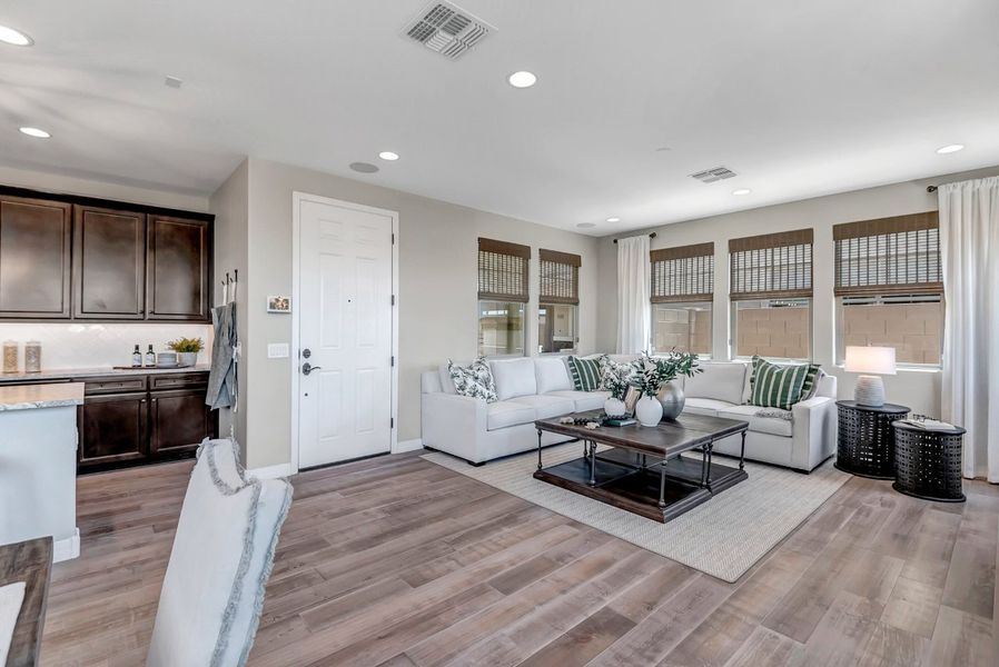 Furnished interior view inside a new home in Ironwood Villages at North Creek, Queen Creek (Image 19).