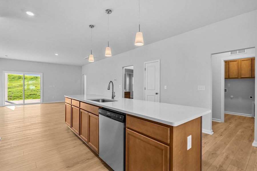 Furnished interior view inside a new home in Hanes Lake, Winston-Salem (Image 8). Furnished interior view inside a new home in Hanes Lake, Winston-Salem (Image 8).