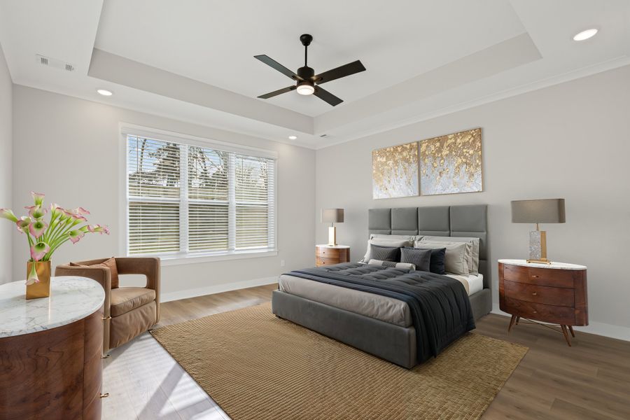 Furnished interior view inside a new home in White Oak, Arlington (Image 8).