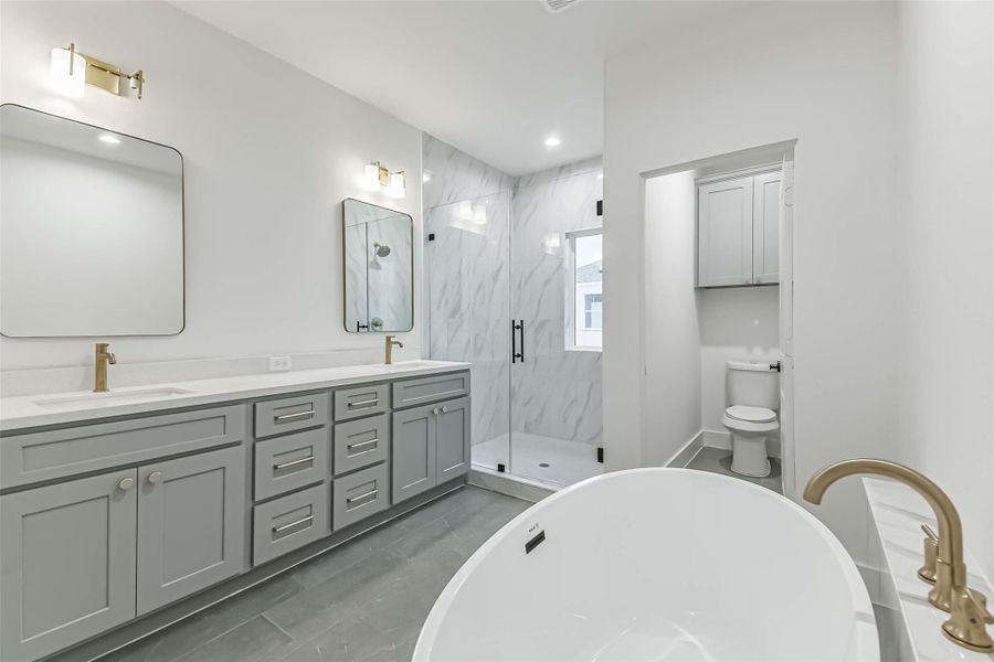 Furnished interior view inside a new home in , Houston (Image 11).