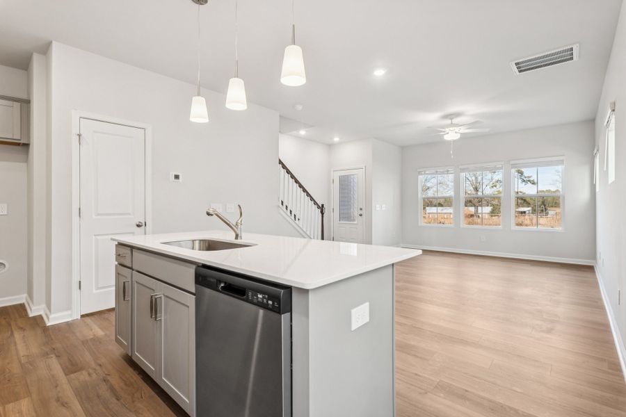 Furnished interior view inside a new home in Lakeview Village, Charlotte (Image 10). Furnished interior view inside a new home in Lakeview Village, Charlotte (Image 10).