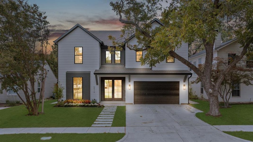 Front exterior of a new home in , Dallas, TX, highlighting curb appeal (Image 2).