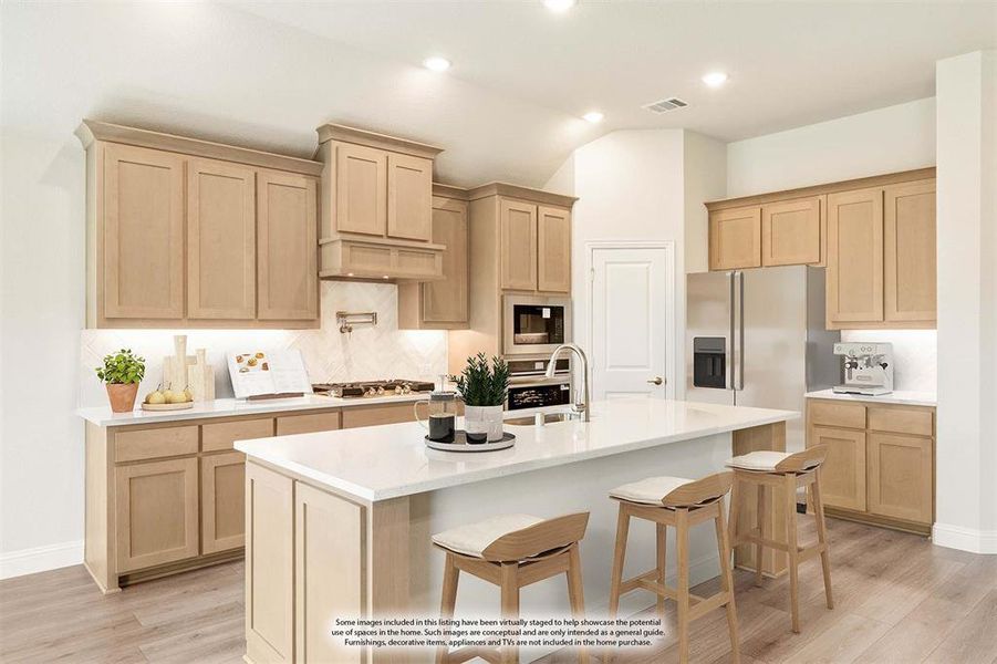 Furnished interior view inside a new home in Waterscape Classic 60s, Royse City (Image 14).