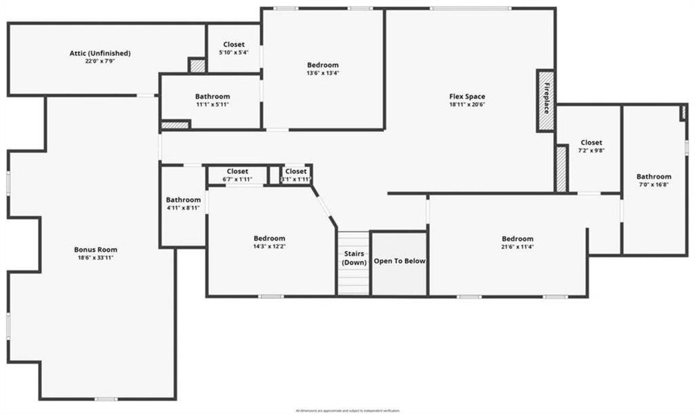 2D floor plan layout of this home in , Monroe, GA (Image 6).