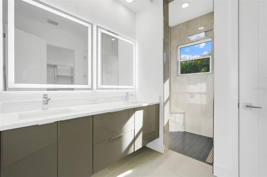 Furnished interior view inside a new home in Hampton Green at Providence, Davenport (Image 11).