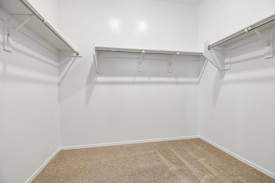 Primary walk in closet