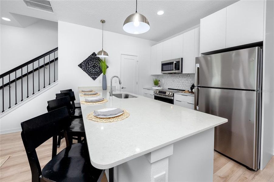 Furnished interior view inside a new home in , Tampa (Image 29).