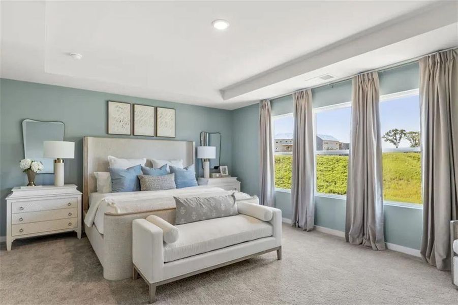 Furnished interior view inside a new home in Echo Grove, Cumming (Image 11).