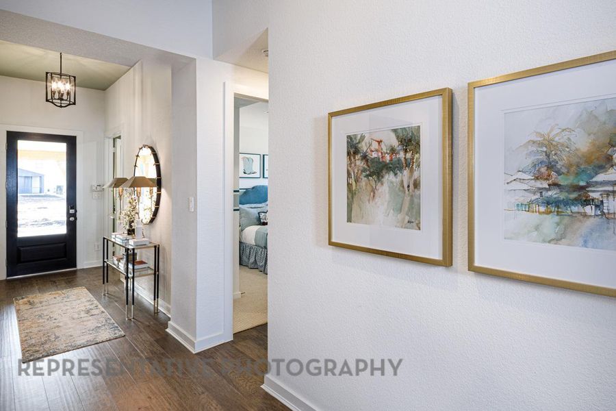 Furnished interior view inside a new home in Easton Park, Austin (Image 30).