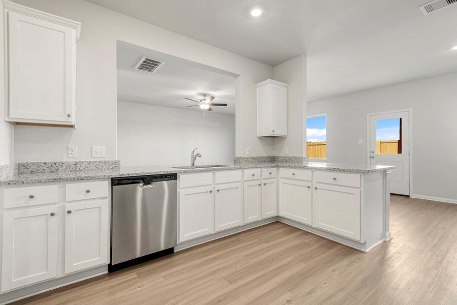Furnished interior view inside a new home in Wayside Village, Houston (Image 7).