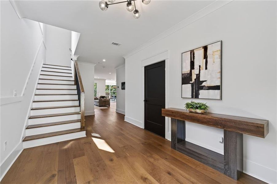 Furnished interior view inside a new home in , Hoschton (Image 5).