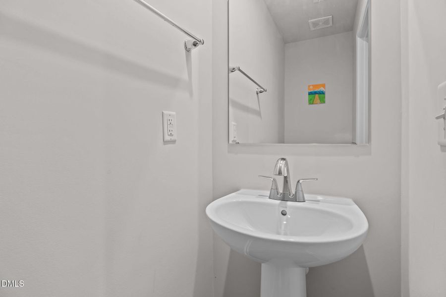 downstairs half bath