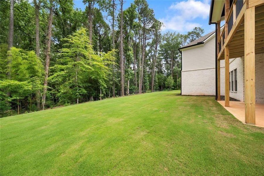 Exterior details and patio area of a home in , Atlanta (Image 29).