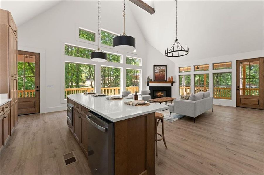 Furnished interior view inside a new home in , Dawsonville (Image 18). Furnished interior view inside a new home in , Dawsonville (Image 18).