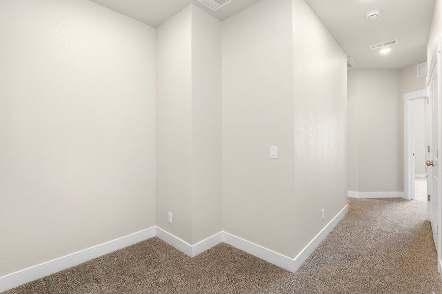 Spacious, unfurnished interior of a new home in Wilder at Timnath Ranch, Timnath (Image 15). Spacious, unfurnished interior of a new home in Wilder at Timnath Ranch, Timnath (Image 15).