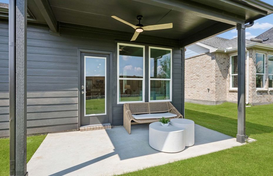 Representative exterior details of a home built from the Emory by Pulte Homes in Wilson Creek Meadows, Celina (Image 4).