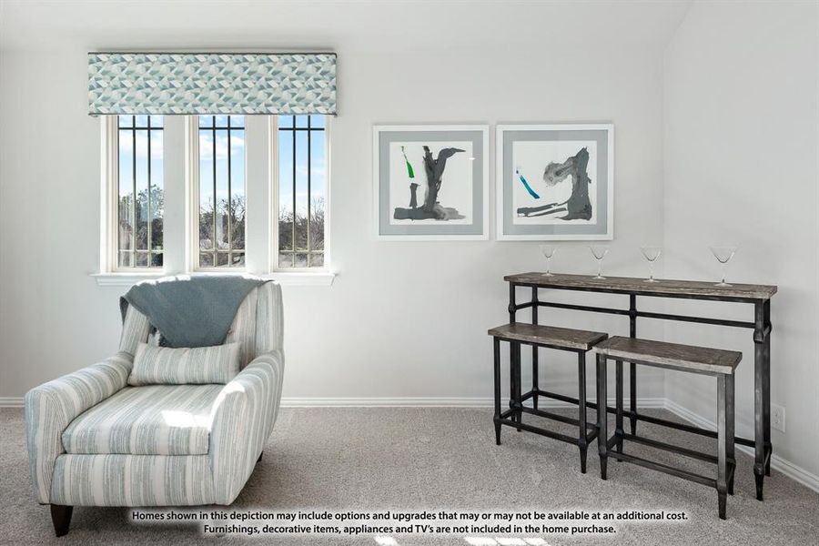 Furnished interior view inside a new home in Silo Mills, Joshua (Image 9).