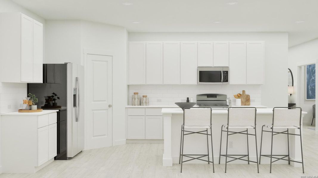 Furnished interior view inside a new home in Brookmill, San Antonio (Image 13).
