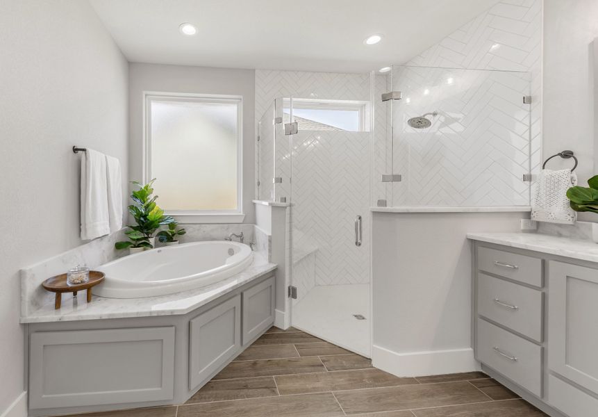 Representative furnished interior of a home built from the The Maggie by Reece Homes in Harvest Meadows, Bryan (Image 58).