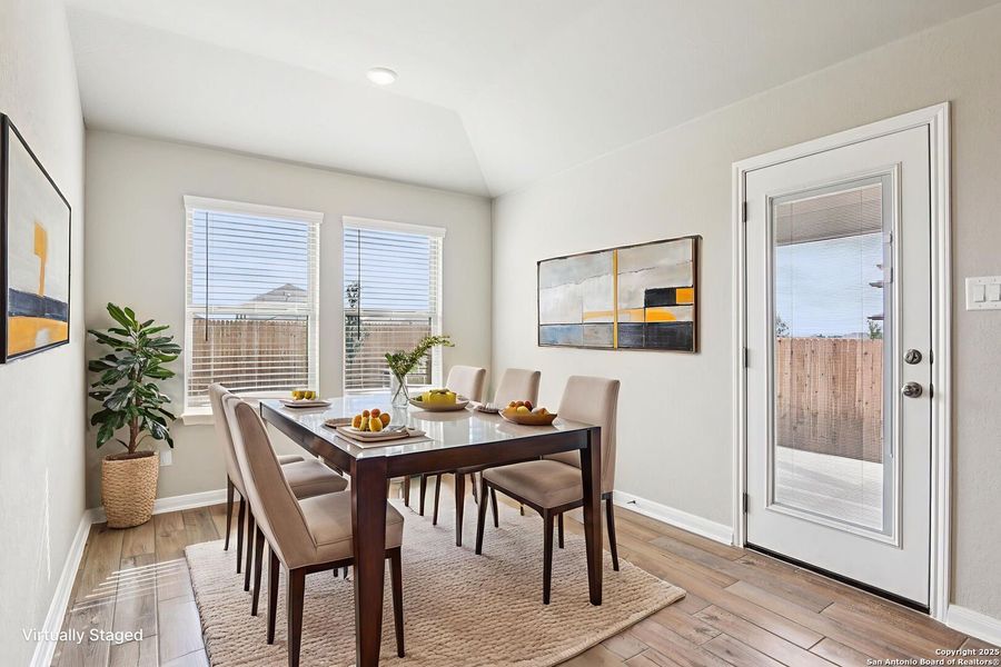 Furnished interior view inside a new home in Legendary Trails - Premier Series, Cibolo (Image 13). Furnished interior view inside a new home in Legendary Trails - Premier Series, Cibolo (Image 13).