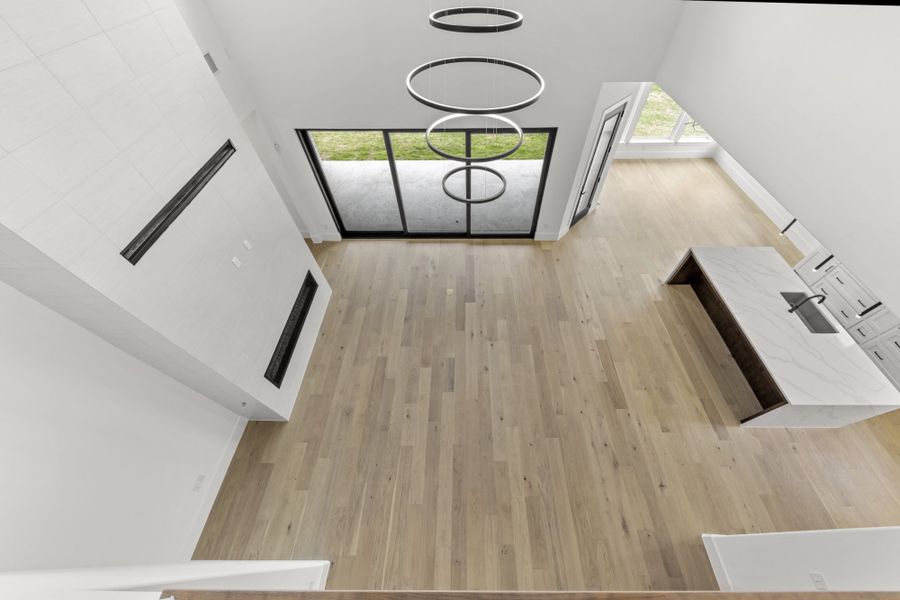 Representative unfurnished interior of a home built from the 6051 by Tradition Homes in Mustang Lakes, McKinney (Image 19).