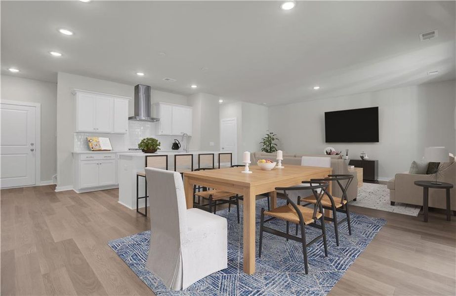 Furnished interior view inside a new home in Annsbury Park, Lilburn (Image 12).