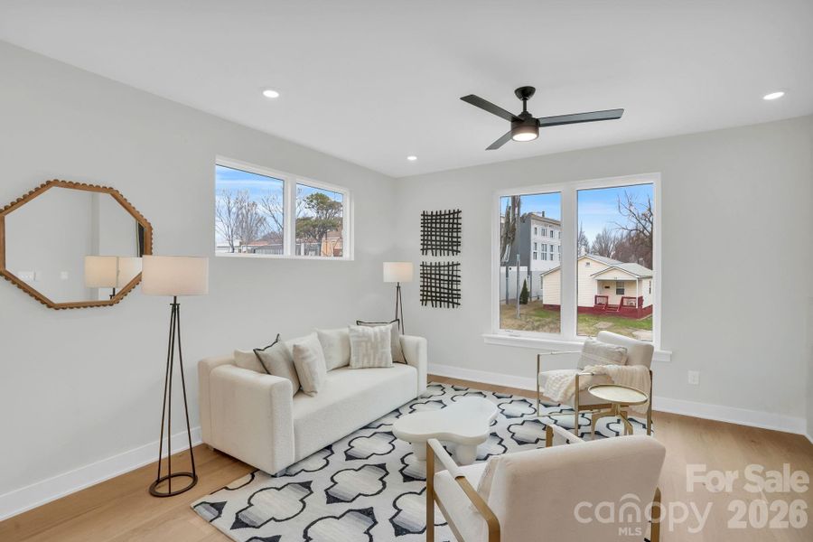 Furnished interior view inside a new home in , Charlotte (Image 18).
