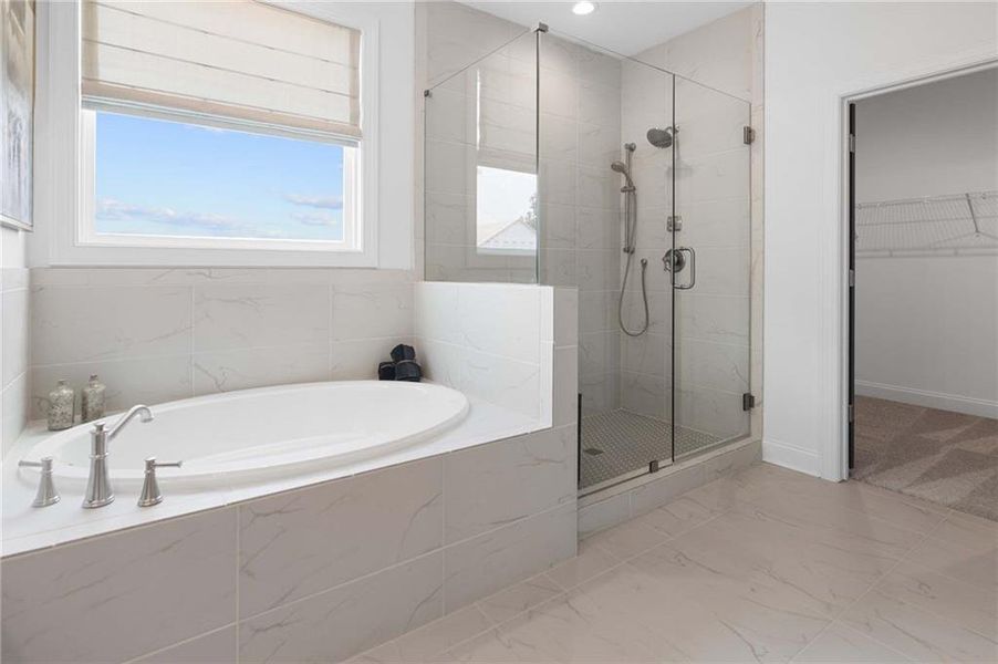 Furnished interior view inside a new home in East Harbor II at Chestatee, Dawsonville (Image 29).