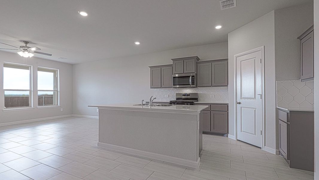 Furnished interior view inside a new home in The Canyons, Keene (Image 7).