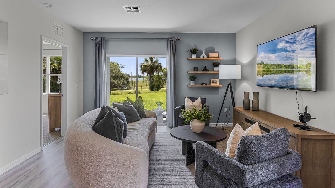 Furnished interior view inside a new home in Villamar, Winter Haven (Image 16).