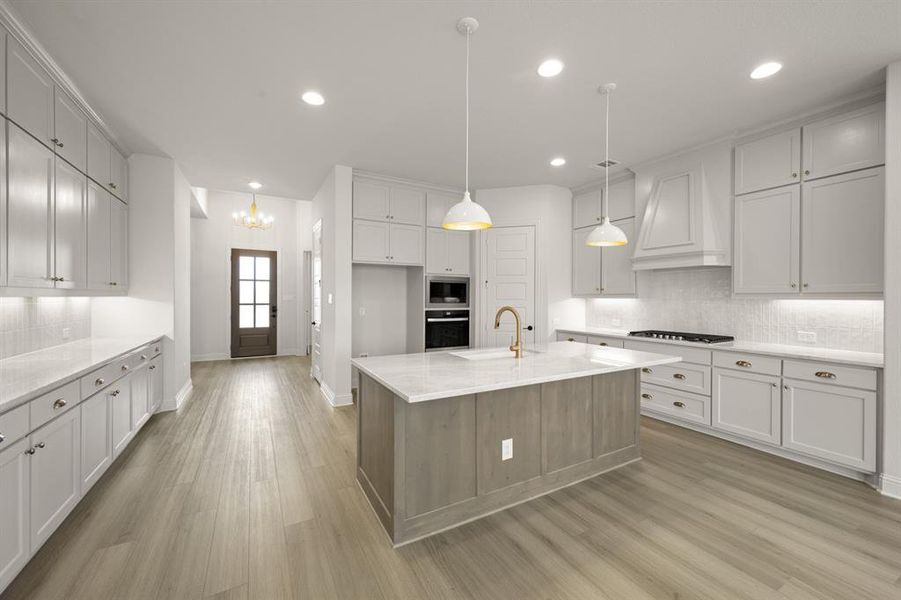 Furnished interior view inside a new home in BridgeWater - Phase 1, Midlothian (Image 10).