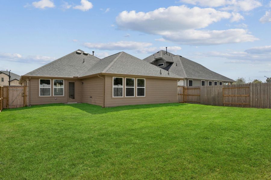 Exterior details and patio area of a home in Saint Tropez, Houston (Image 3). Exterior details and patio area of a home in Saint Tropez, Houston (Image 3).