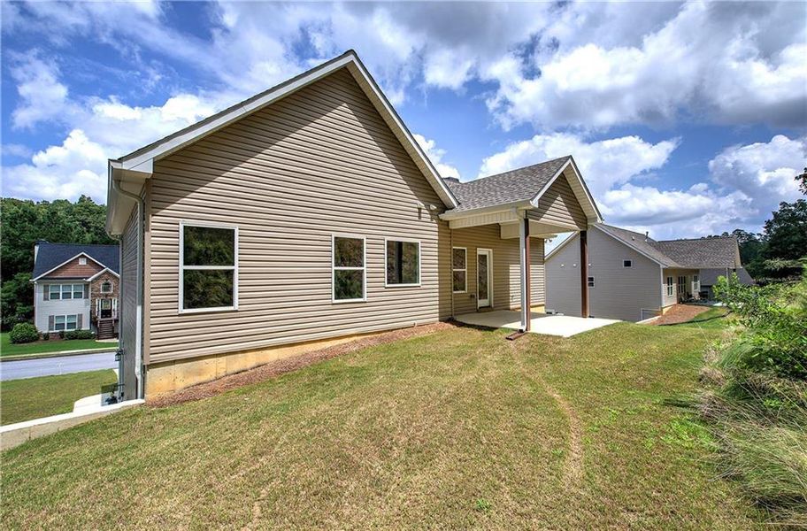 Exterior details and patio area of a home in , Rockmart (Image 26).